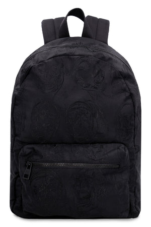 Jacquard fabric backpack-1